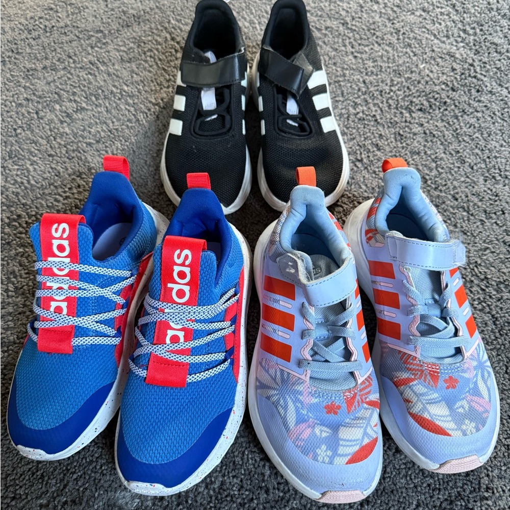 Adidas Kids Sneakers Bundle (multiple sizes) READ DESCRIPTION